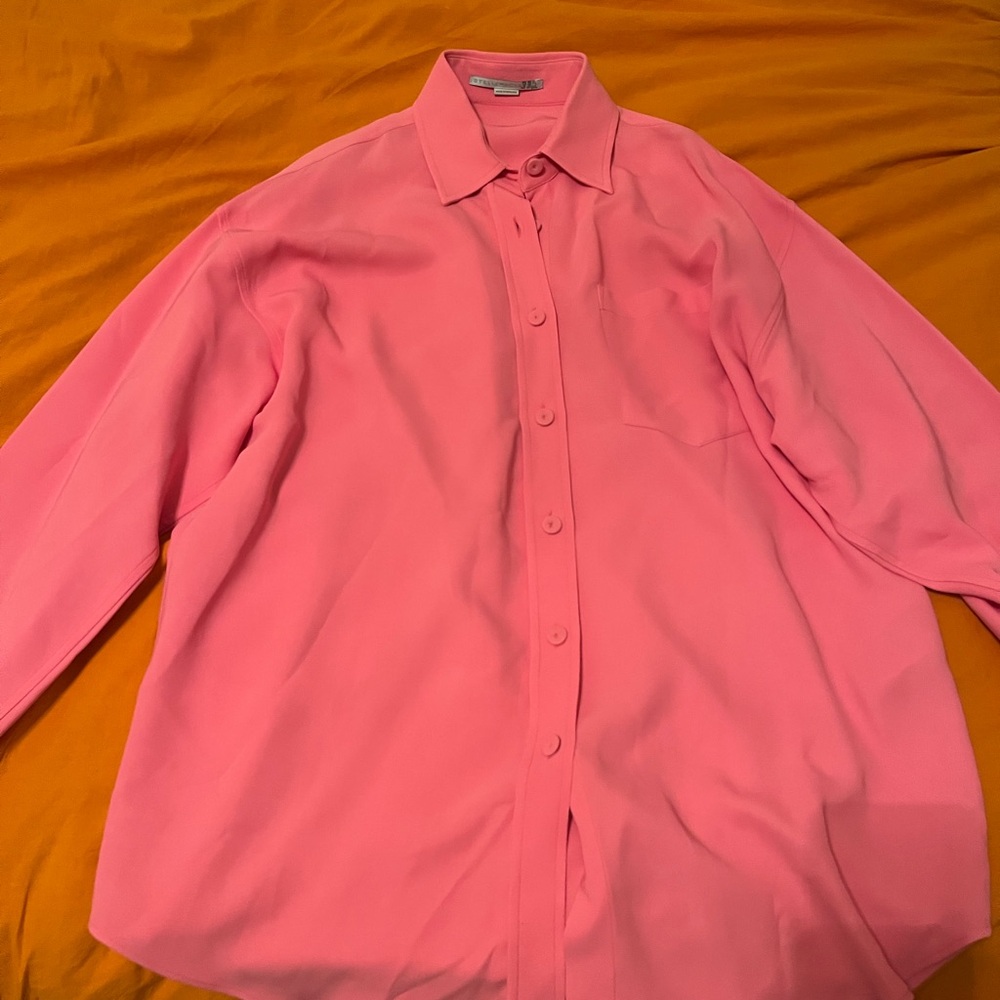 Stella Mccartney Pink button up blouse